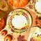200 PCS Thanksgiving Pumpkin Paper Plates and Napkins Sets (Modern)